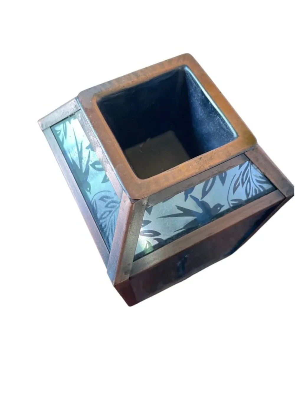 Cottage Core Wax Warmer Lamp Bird Motif Fairytale Cottage